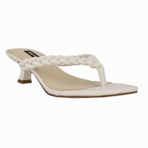 Nine West Meka Thong Sandalen Met Hak Wit Nederland | ISC-391265